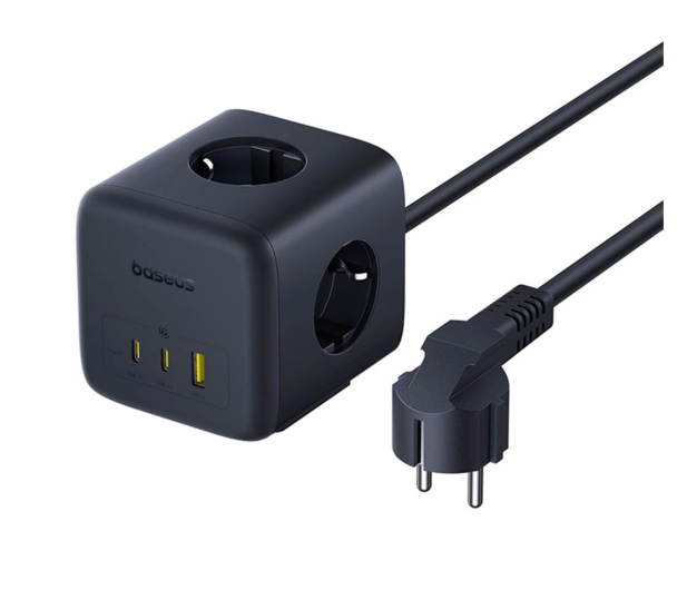 Baseus Listwa zasilająca EnerFill FA11 67W kostka USB-A + USB-C + 3 - 1502072 - zdjęcie 3